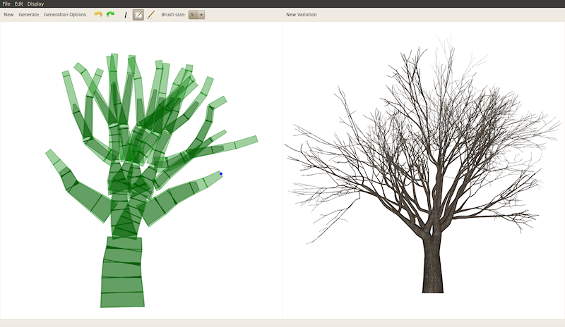 Tree Draw Interface